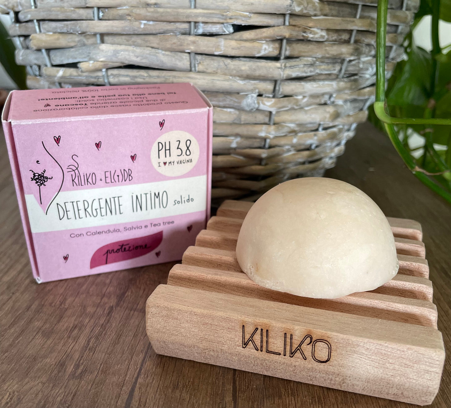 Detergente Intimo Solido PH 3.8 - Kiliko