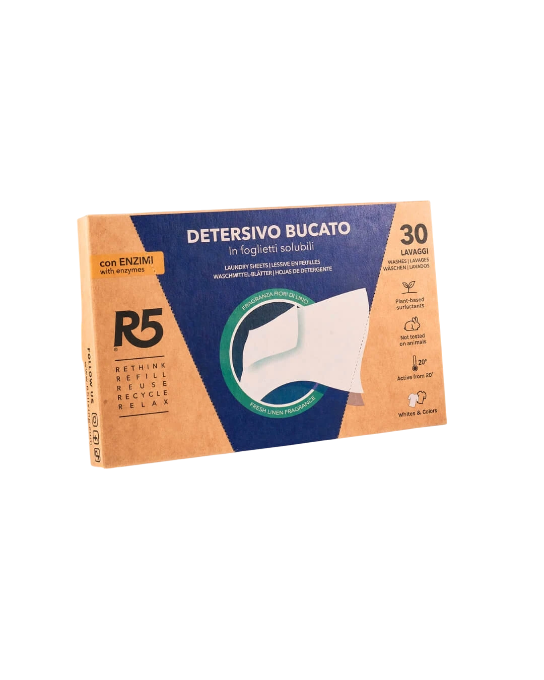 Detersivo Bucato in Foglietti - R5 Living