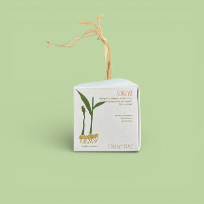 Gengevo – Shampoo e Balsamo Solido Volumizzante per Capelli Fini o Normali - Ethical Grace