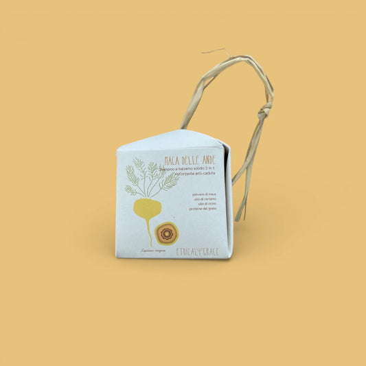 Maca delle Ande – Shampoo e Balsamo Solido Rinforzante e Anticaduta - Ethical Grace