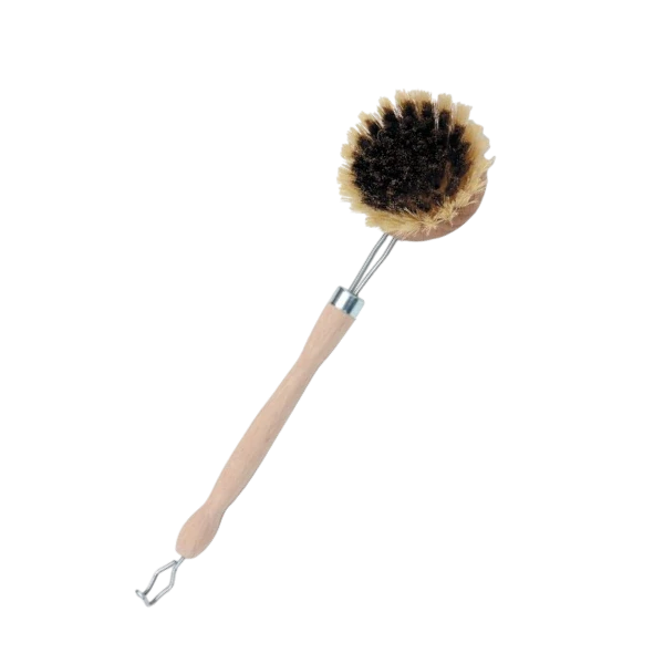 Spazzola per Piatti con manico lungo + testine - La Droguerie Ecologique