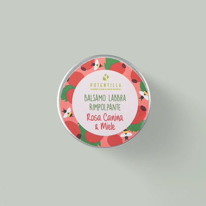 Balsamo Labbra Rimpolpante Rosa canina e Miele - Potentilla