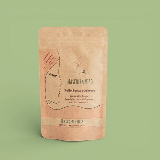 Maschera Viso in Polvere Pelle Secca e Matura - Kiliko