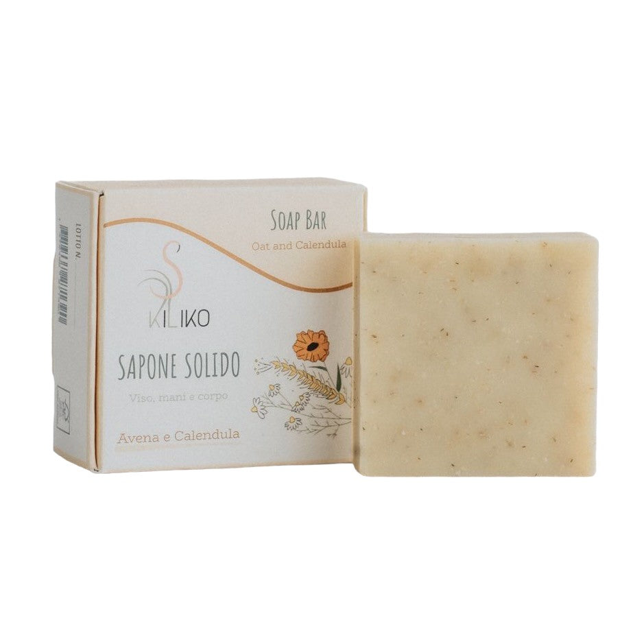 Sapone Avena e Calendula – viso, mani e corpo